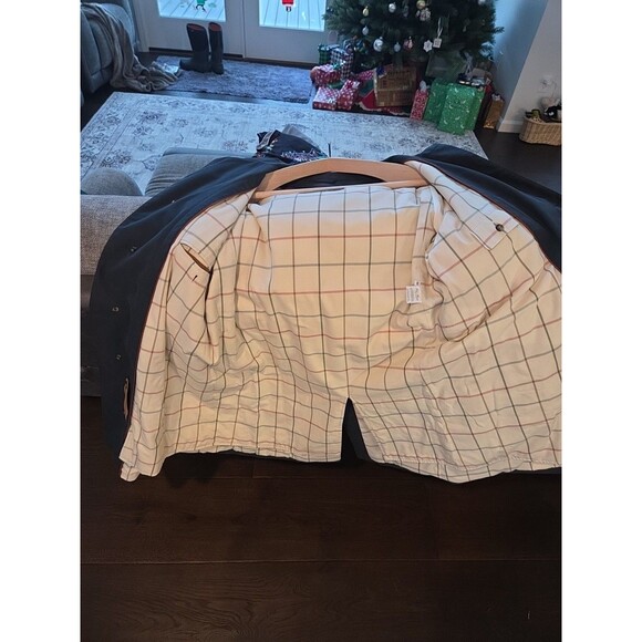 #57 Loro Piana Storm System Rain & Wind Jacket Men's 54 black plaid liner Italy - Picture 4 of 8